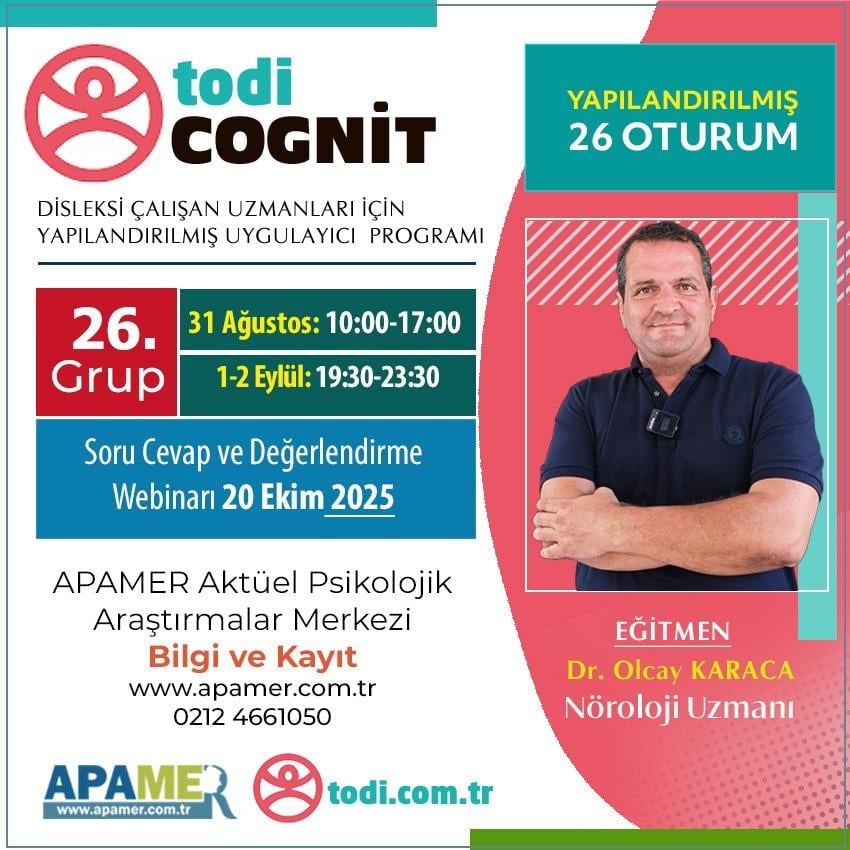 todi COGNİT Disleksi Eğitimi