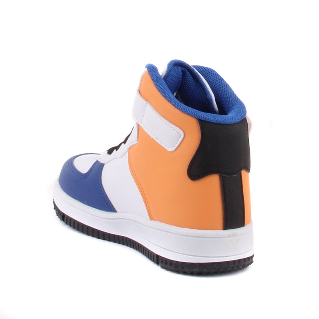 Cool Kids - Saks Mavi, Beyaz, Turuncu Unisex Çocuk Spor Ayakkabı  245-21Y-5179 R1
