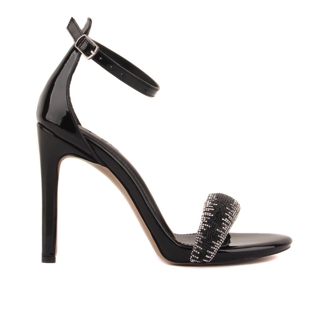 Guja - Siyah Renk Taş Detaylı Kadın Topuklu Ayakkabı 292-23Y777-2 R1 SIYAH