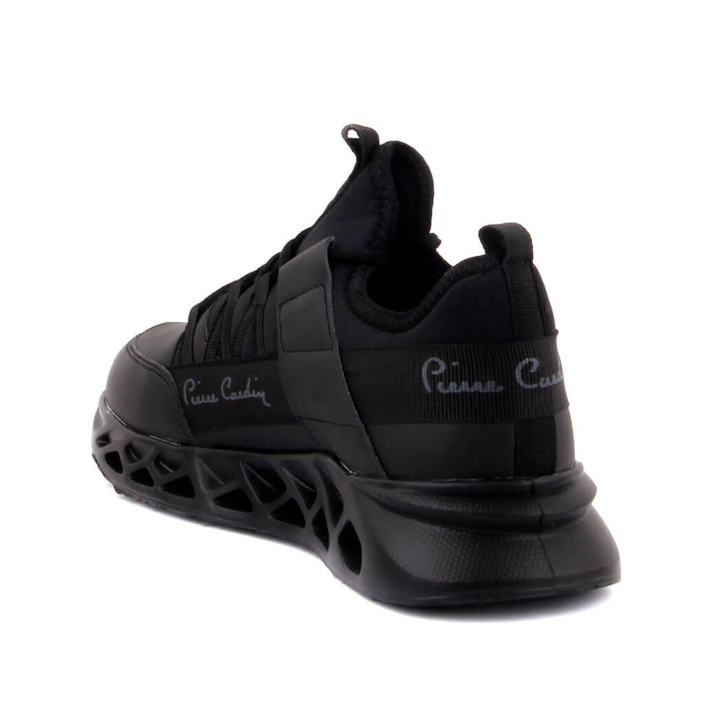 Pierre Cardin - Siyah Renk Bağcıklı Erkek Sneaker 291-30507-3319 R1 SIYAH