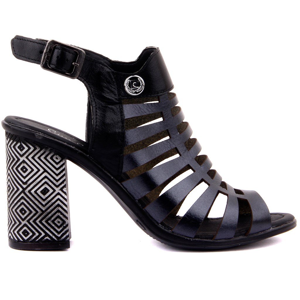 Pierre Cardin - Siyah Renk Tokalı Kadın Sandalet 291-6303-2163 R1 SIYAH