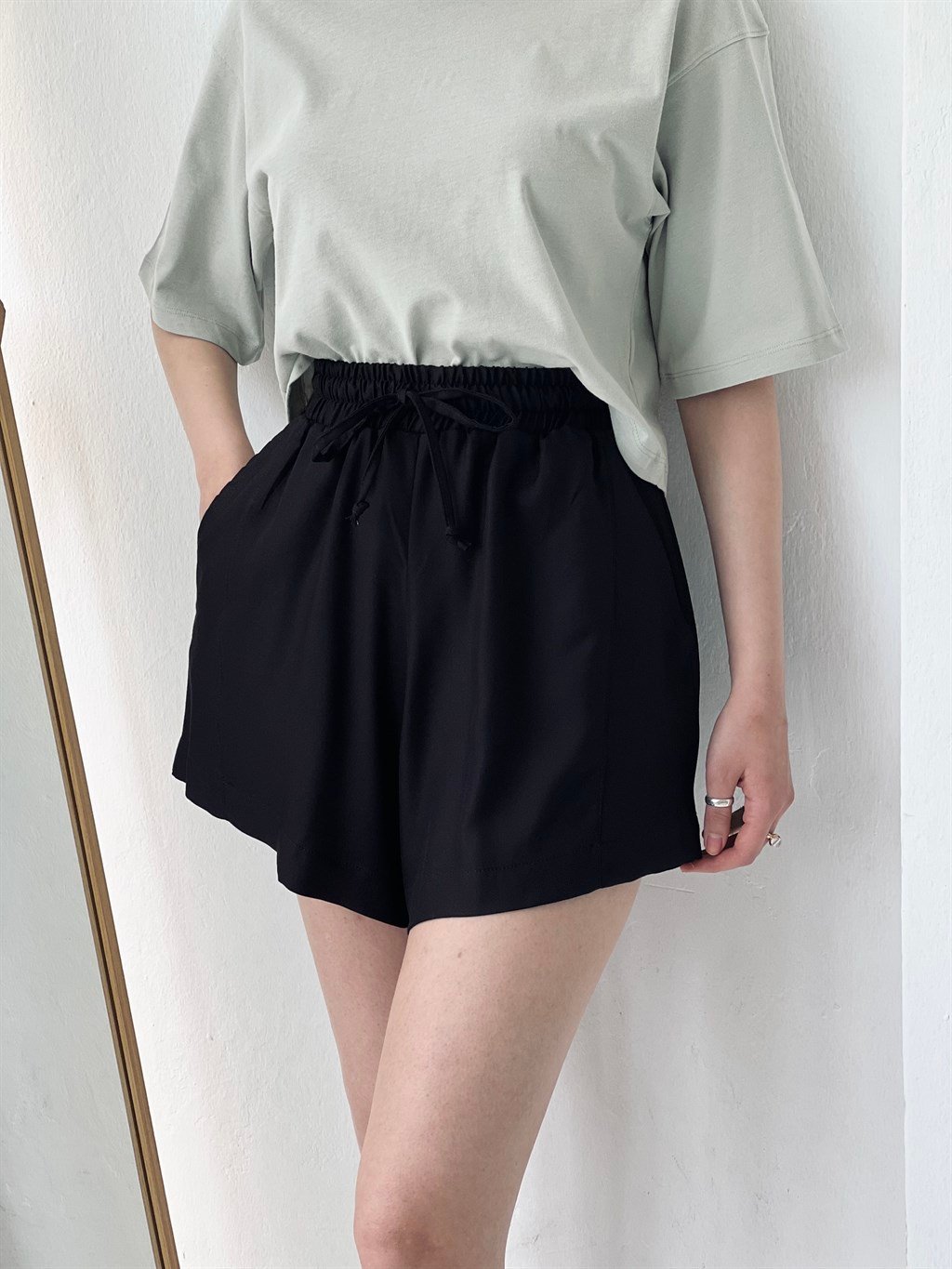 Petite clearance black shorts
