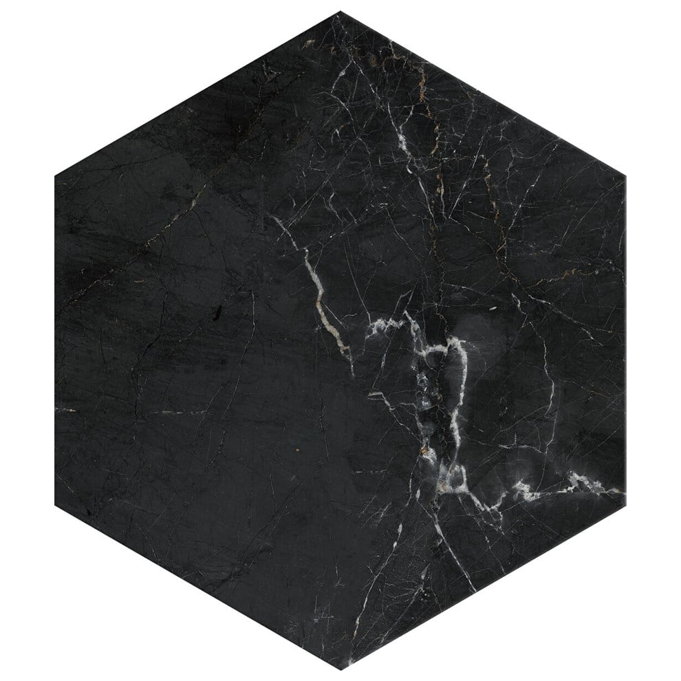Yurtbay Seramik Stream 21.5x25 cm Siyah Sırlı Granit - Banyotrendy