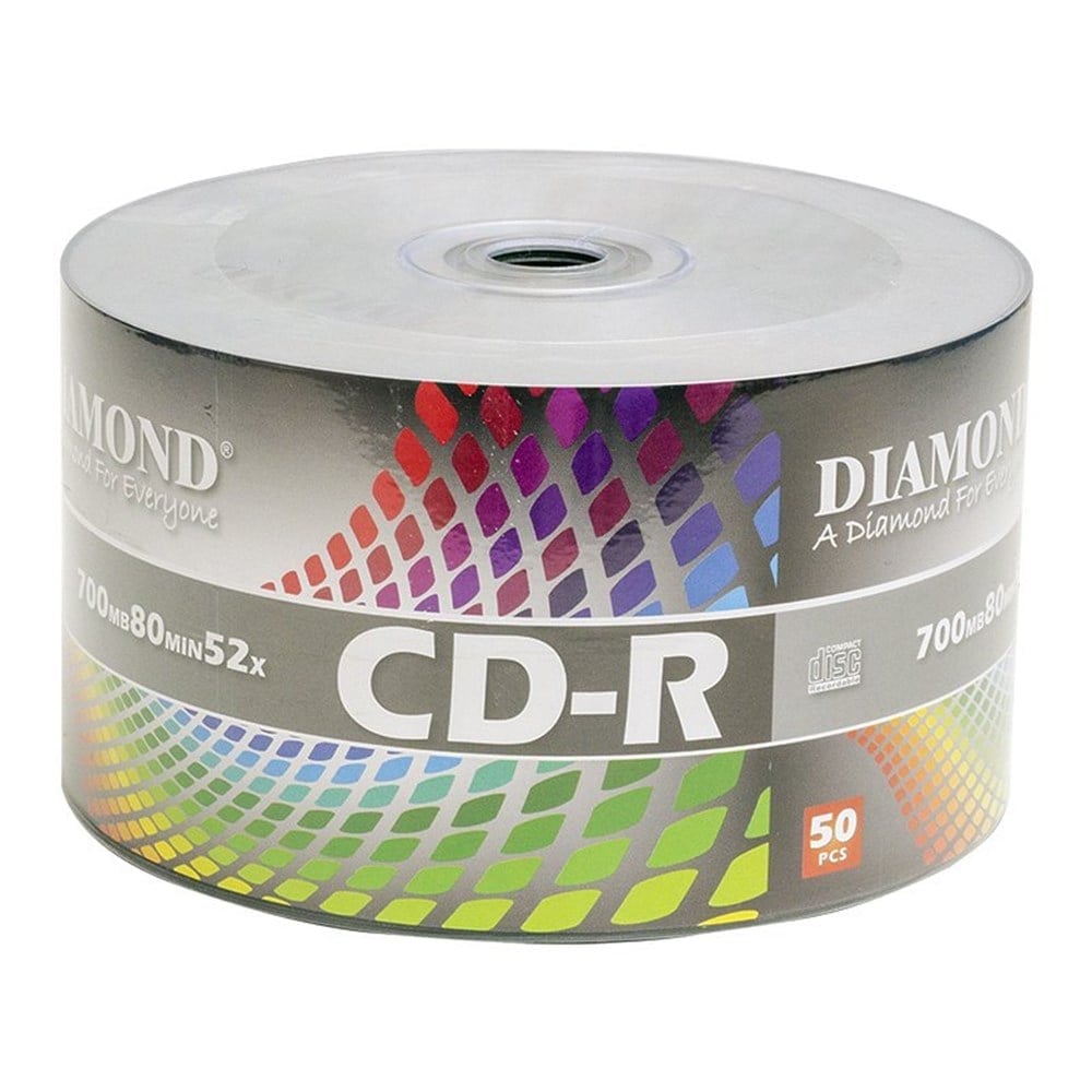DIAMOND CD-R 52X 700 MB 50lik BOŞ CD TEKNOGOLD | Bir Tıkla Kapınızda!