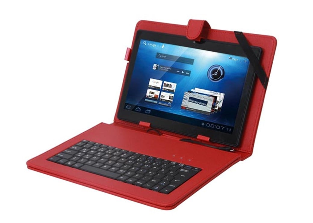 Everest KB-TAB07 7'' Kırmızı Micro+Mini Usb Türkçe Q Klavye Tablet