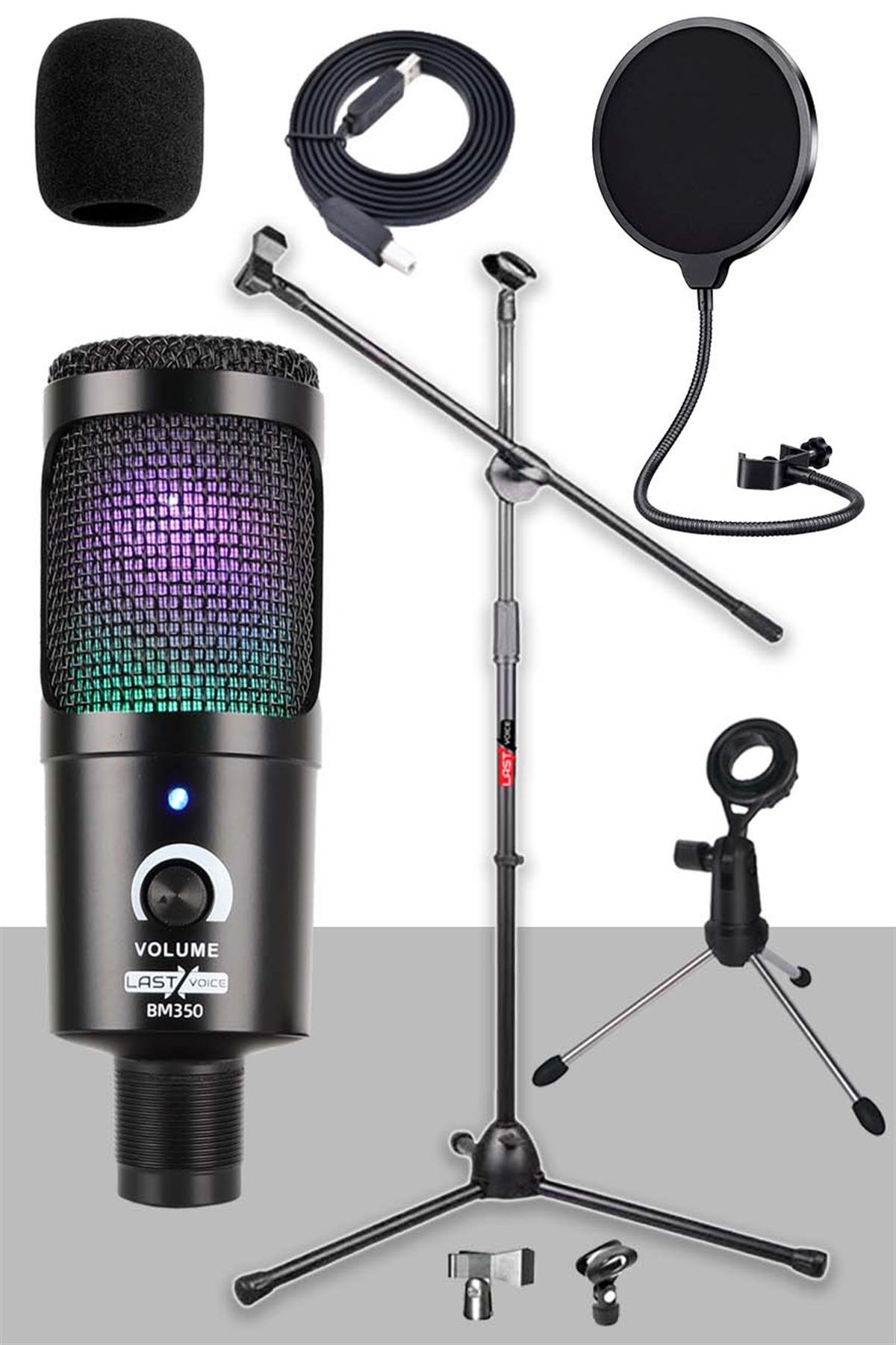 Lastvoice BM300PLUS+ MS06 Set Stüdyo Condenser Usb Pc Mikrofonu