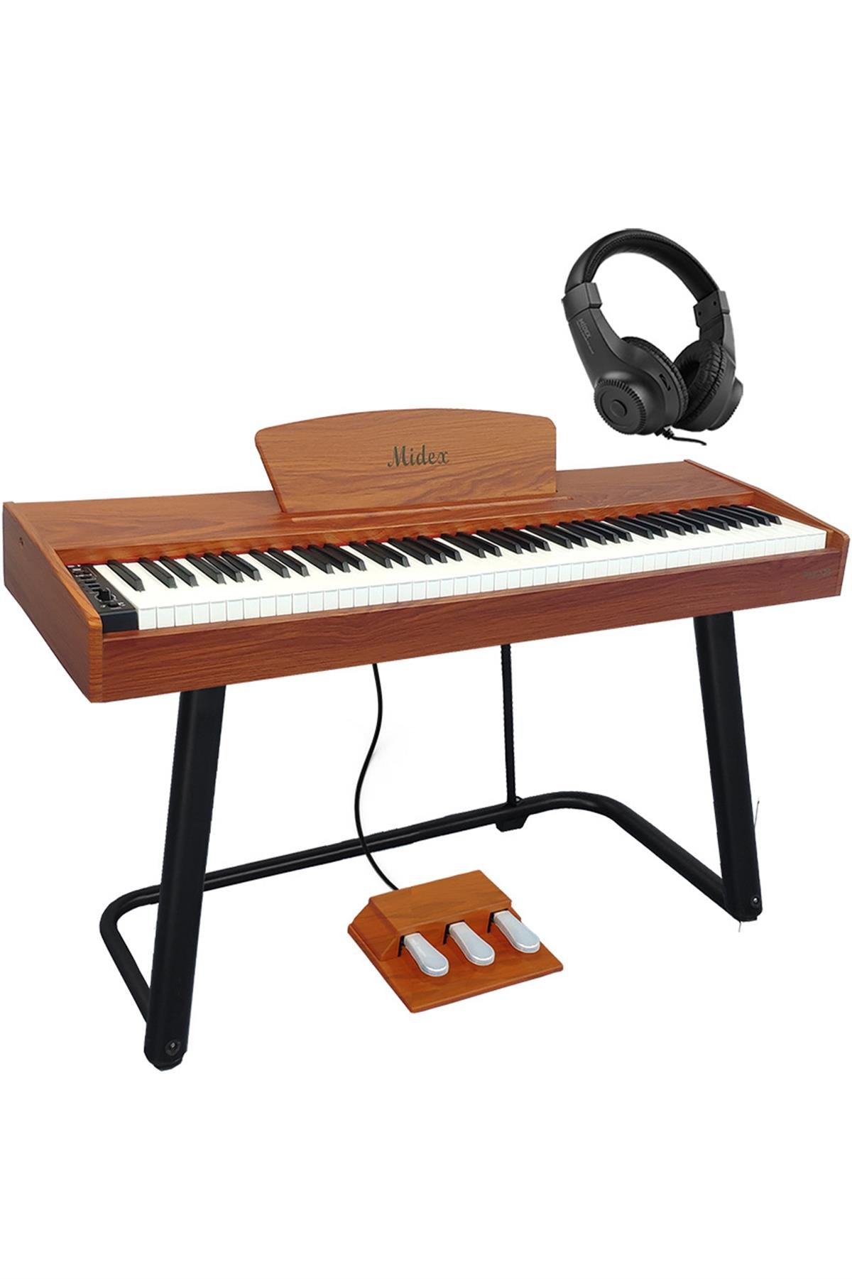 Midex PLX-125-OR Taşınabilir Dijital Piyano Tuş Hassasiyetli 88 Tuşlu