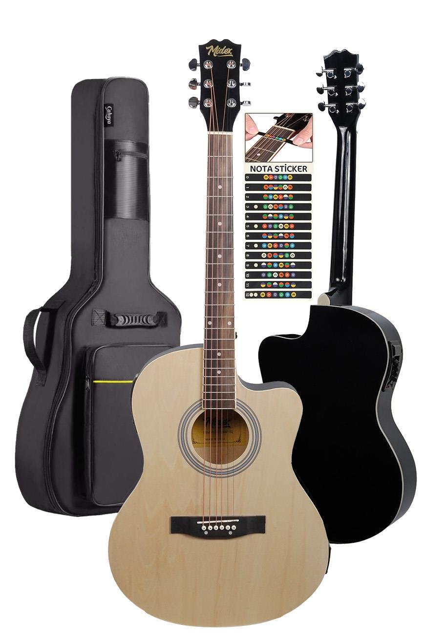 Midex XC-300NT-EQ Profesyonel Elektro Akustik Gitar 4/4 Yetişkin Üst Segment