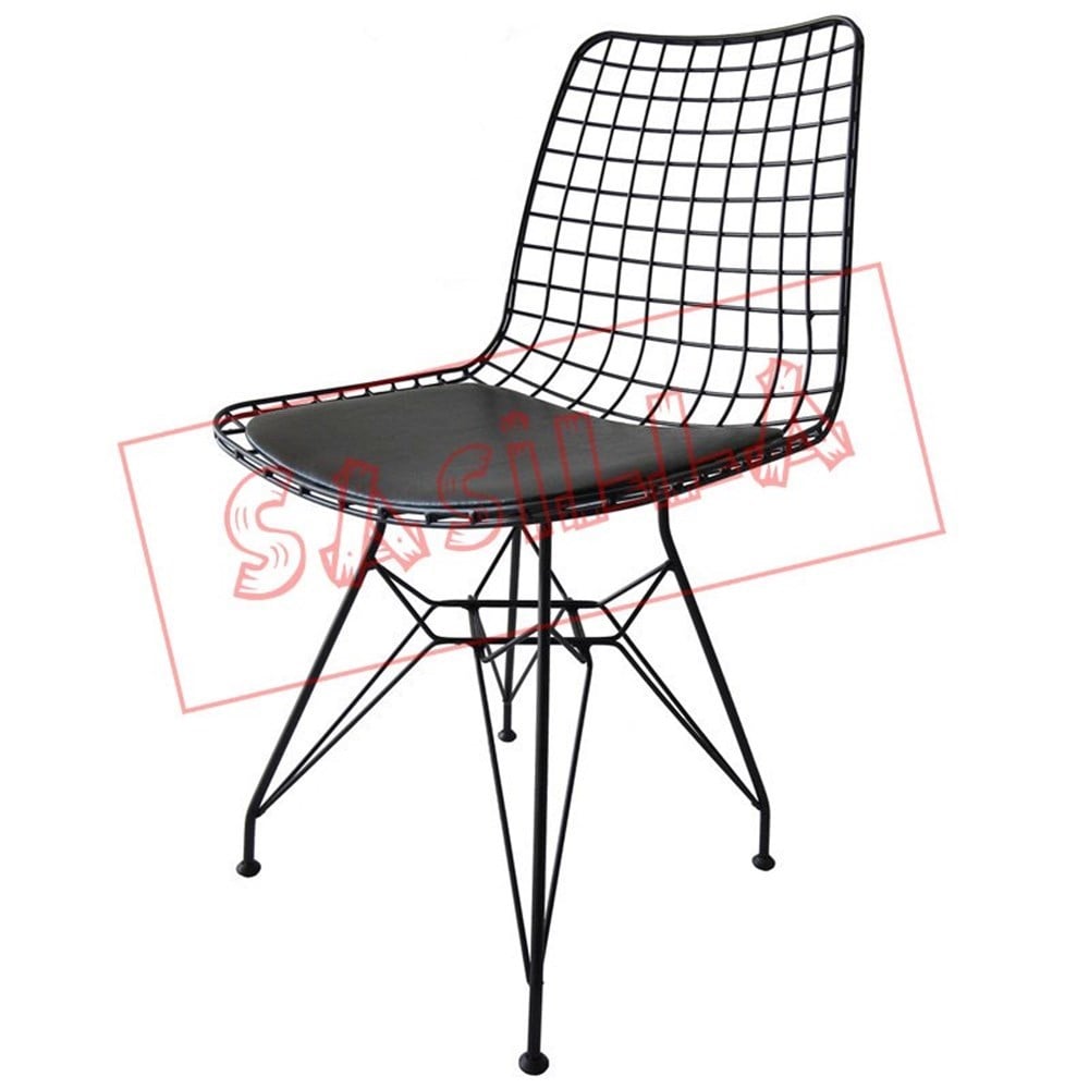 Cage Metal Tel Sandalye 4'lü - En Ucuz Tel Sandalye - Sadece 80 TL ye Tel  Sandalye - Tel Sandalye Üreticiden Direk Satış
