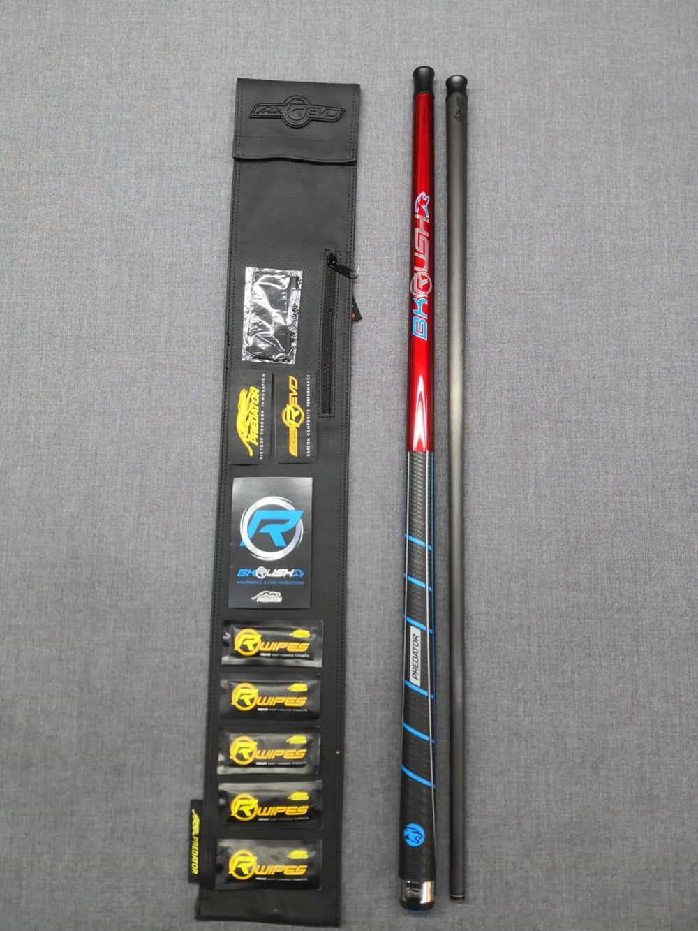 Elit Bilardo PREDATOR BLK RUSH RED SPORT GRİP POOL CUE