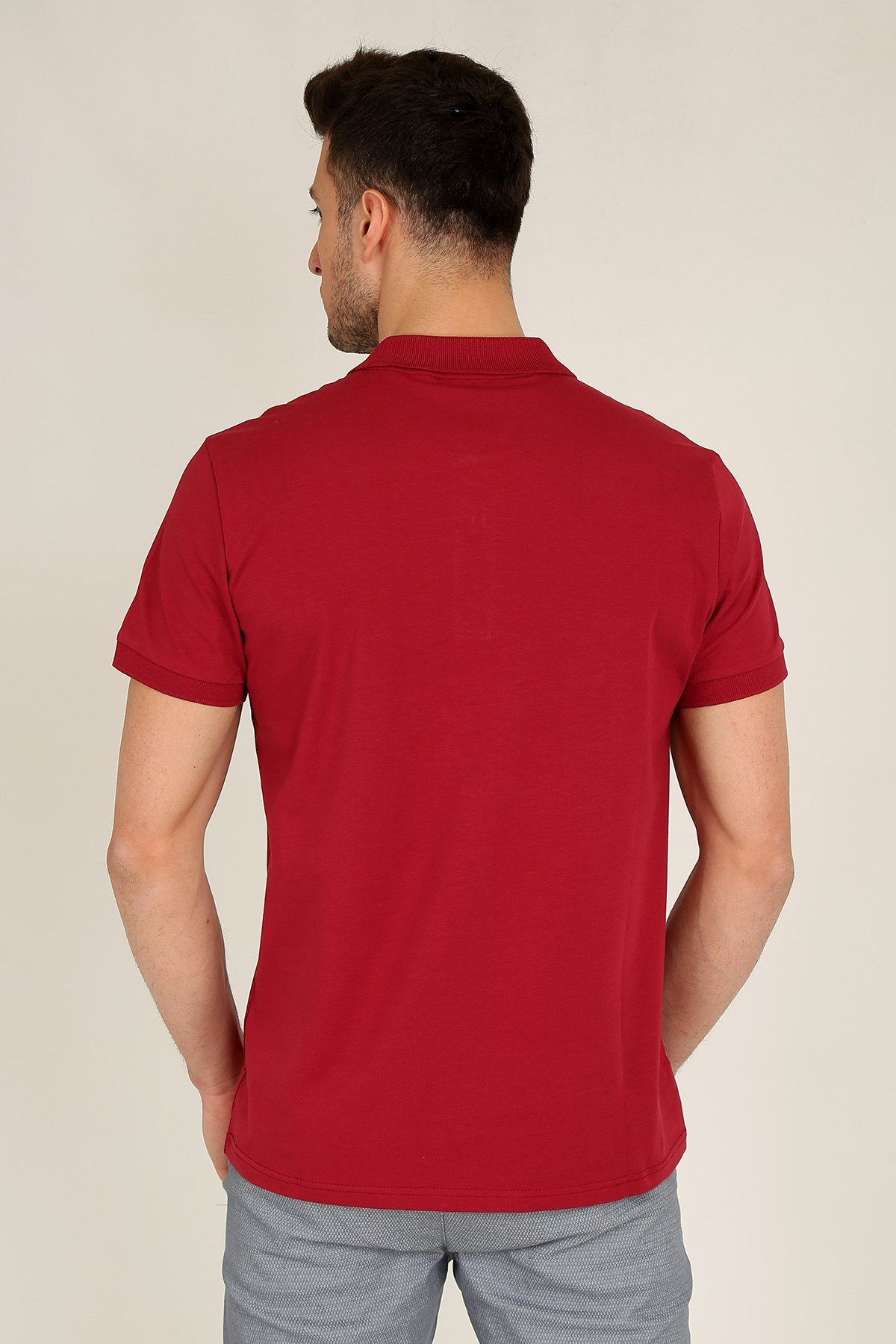 Erkek Polo Yaka T-Shirt 20Y-3400720-1 Bordo | Terapi Giyim