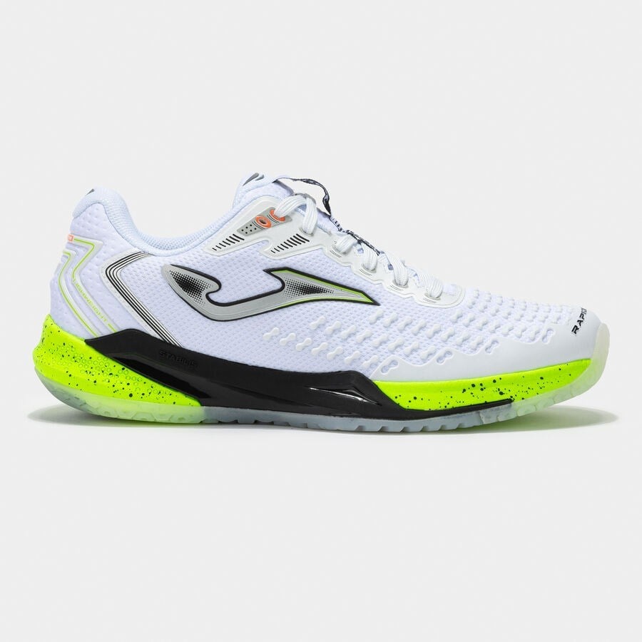 Joma TRAPW2502AC Rapid Sert & Toprak Kort Tenis Ayakkabısı - Beyaz