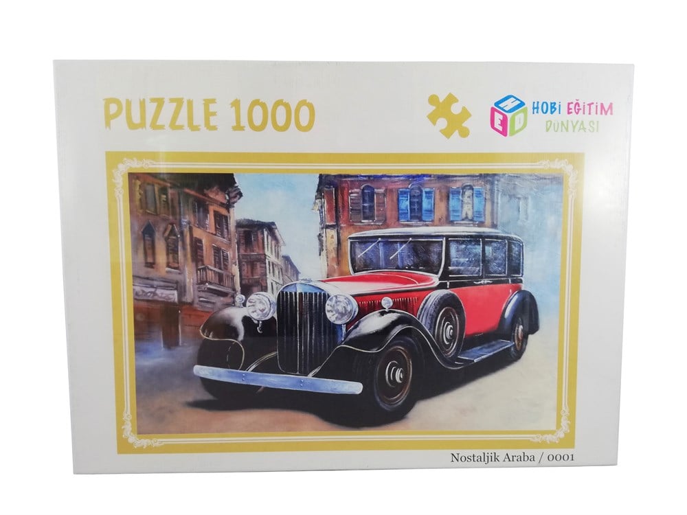 Puzzle Klasik Araba 1000 Parça