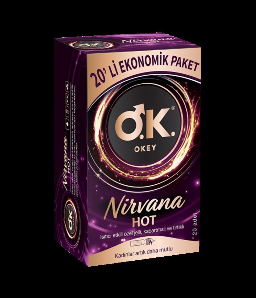 Okey Nirvana Hot 20'Li Prezervatif | Netegir.com