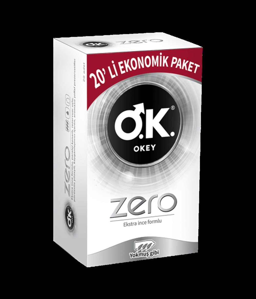 Okey Zero 20'Li Prezervatif | Netegir.com