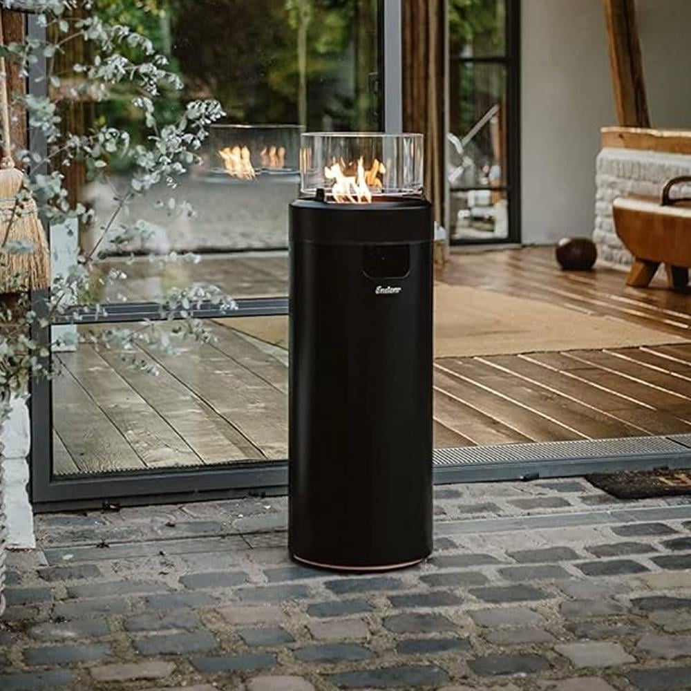 Enders Nova Led Gazlı Ateş Çukuru Siyah Firepit | Bbqsepeti