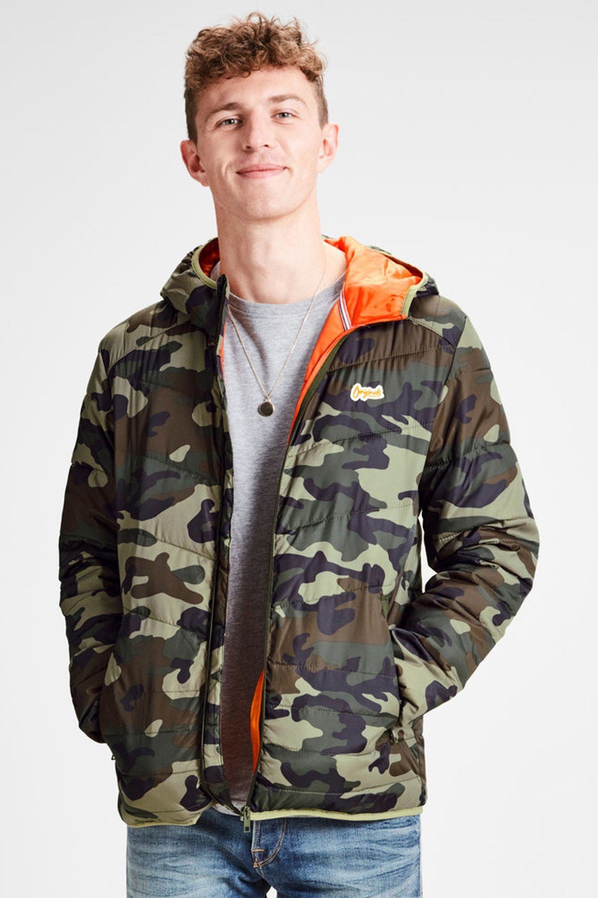 Jack jones jorbend light puffer sale