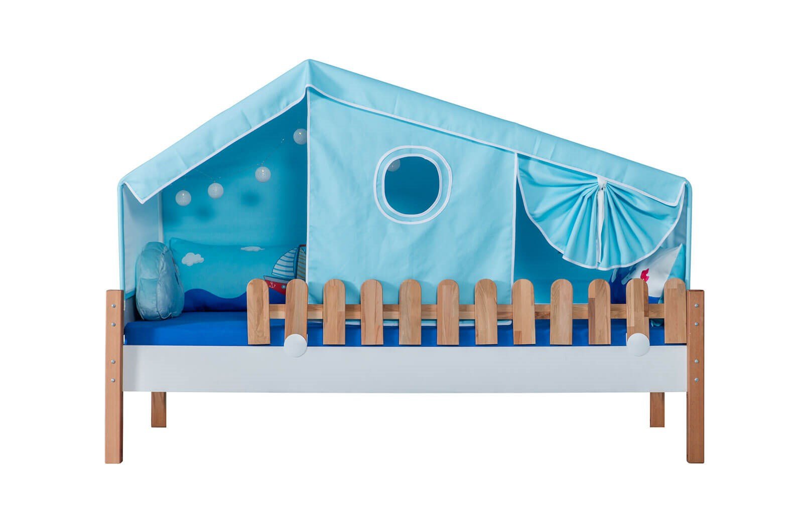 Blue Ev Çadır Oyun Evi Karyola | Engince Mobilya