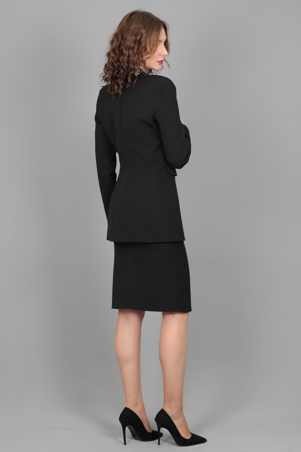 Blazer Ceket & Kalem Etek Takım-Siyah - Önder Özsoy | Ofis Giyim | Yeni  Sezon