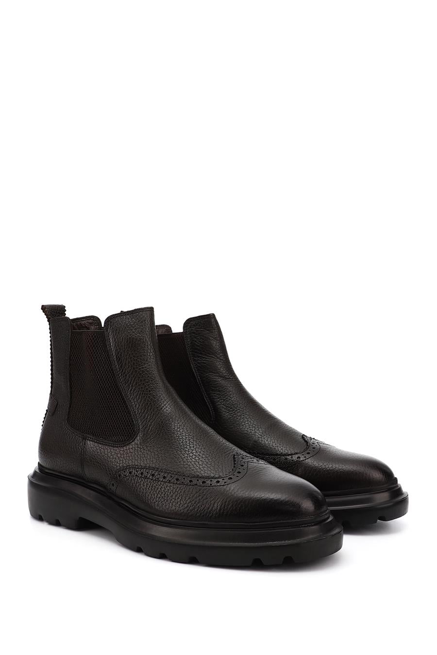 ishii clubman unit boots サイズ10 Gön Genuine Leather Round Toe Zipperless Chelsea Casual Men's