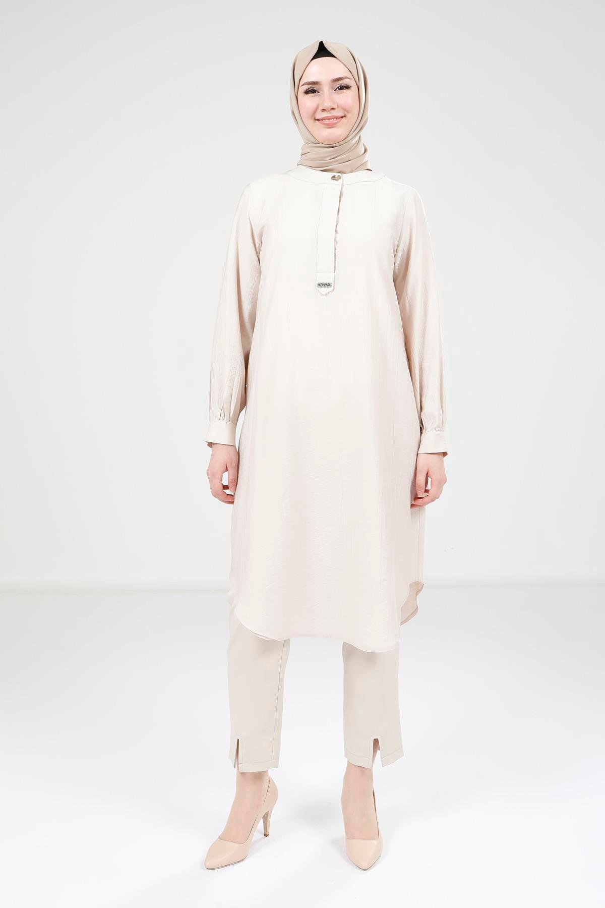 Beyza-Beyza Taş Renk Tunik 9333