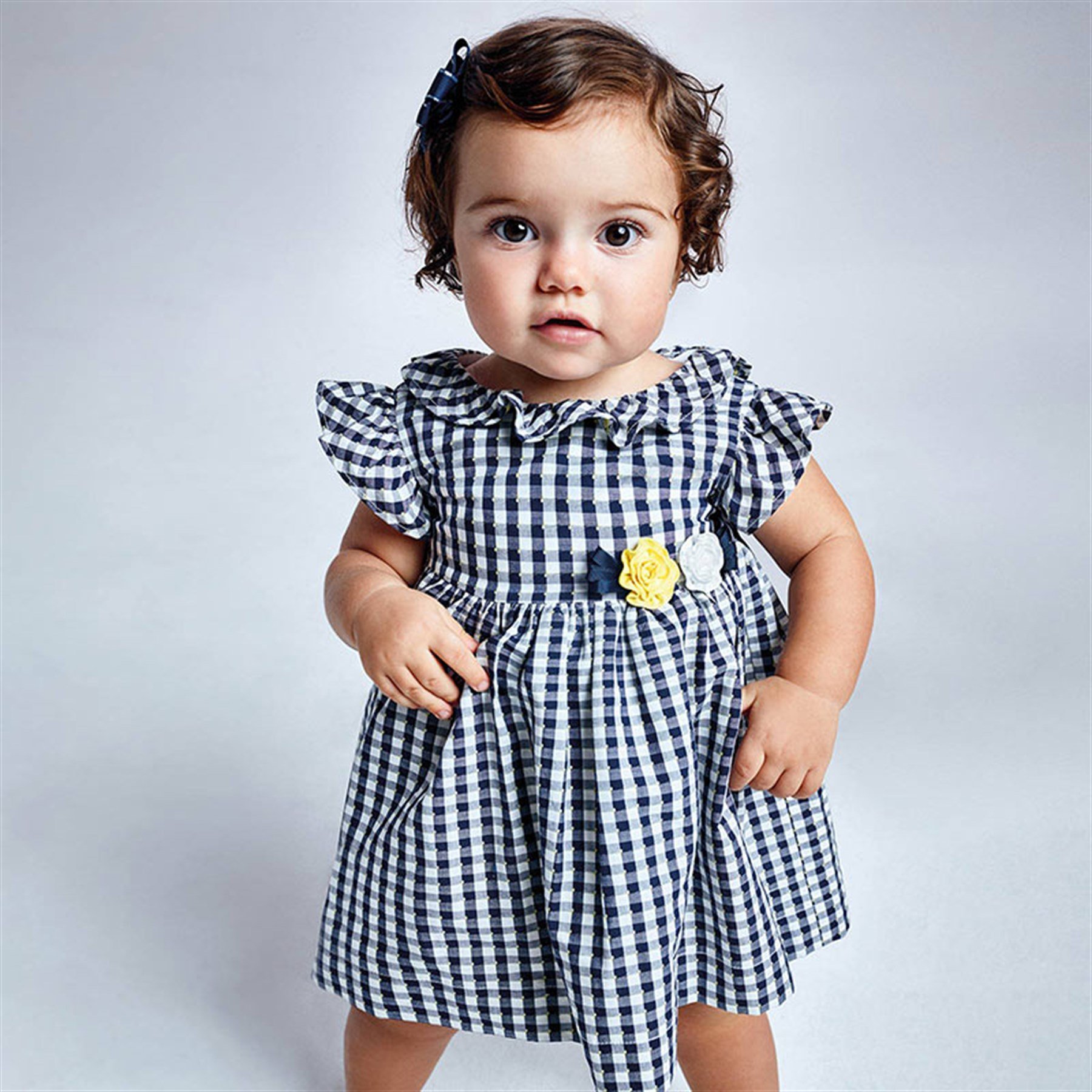 Mayoral Kız Bebek Kareli Yazlık elbise - Cslkids