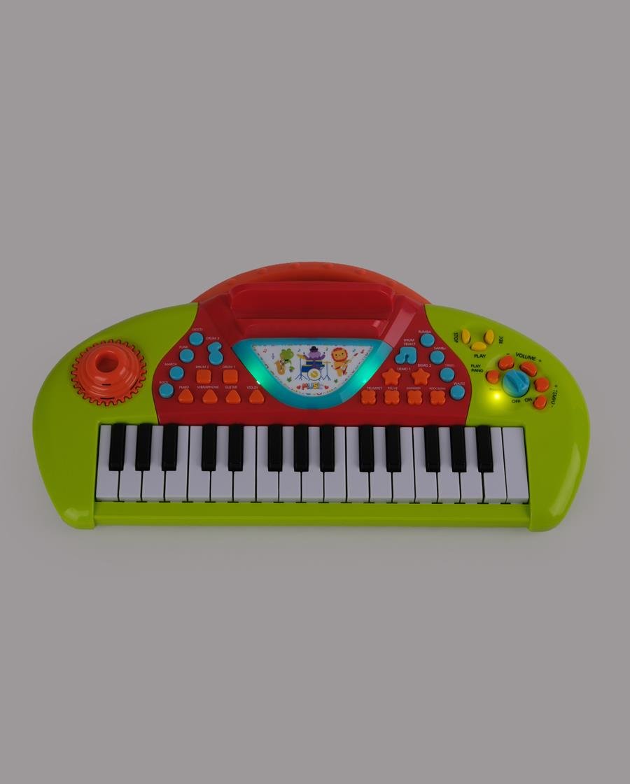 Karaoke Özellikli Müzikli Işıklı MP3 Girişli ve Mikrofonlu Çok Fonksiyonlu  Piyano | Let's Be Child