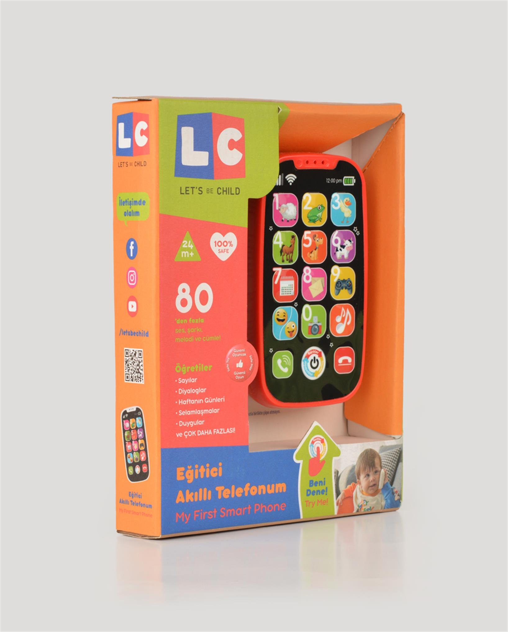 LC Eğitici Oyuncak Kırmızı Akıllı Telefonum | Let's Be Child