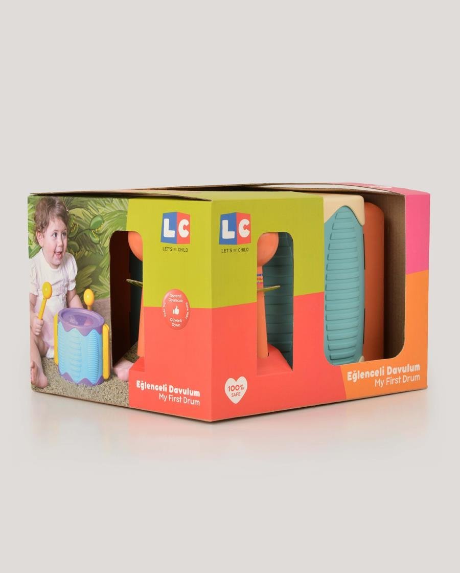 BABYL CD DVDセット Turkuaz Eğlenceli Davul | Let's Be Child