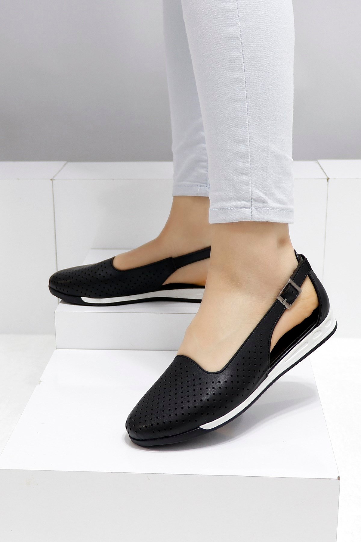 Siyah Düz Taban Kadın Babet Ayakkabı 221 Fiyatı ve Modelleri