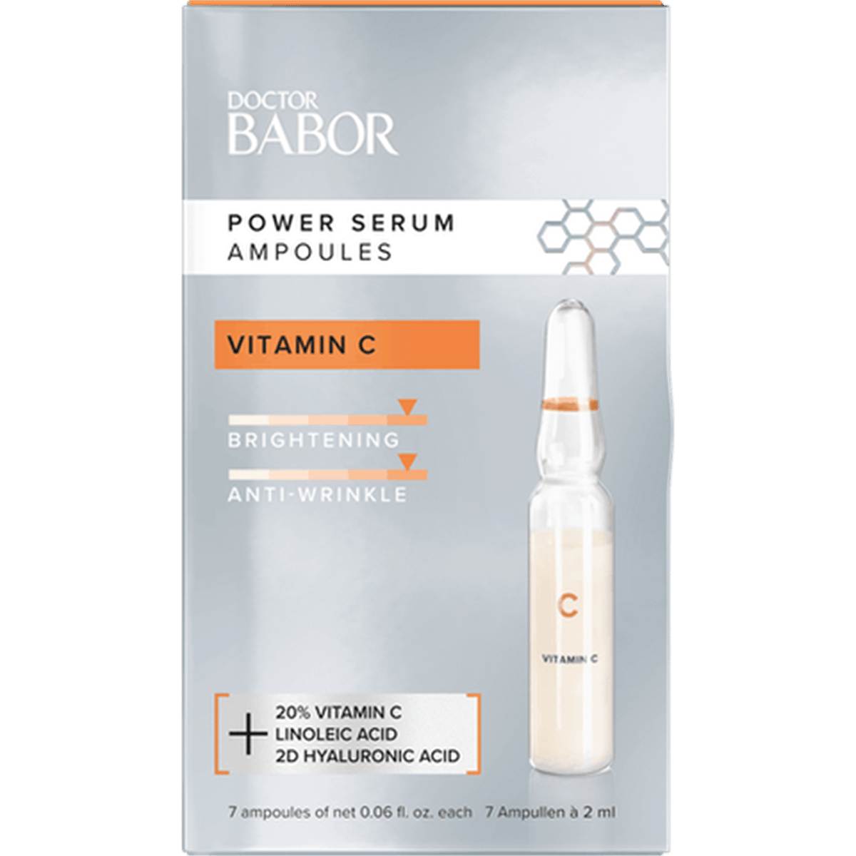 Doctor Babor Power Serum Ampoule Vitamin C %20 Aydınlatıcı Etkili Ampul  Konsantresi 7x2 ml