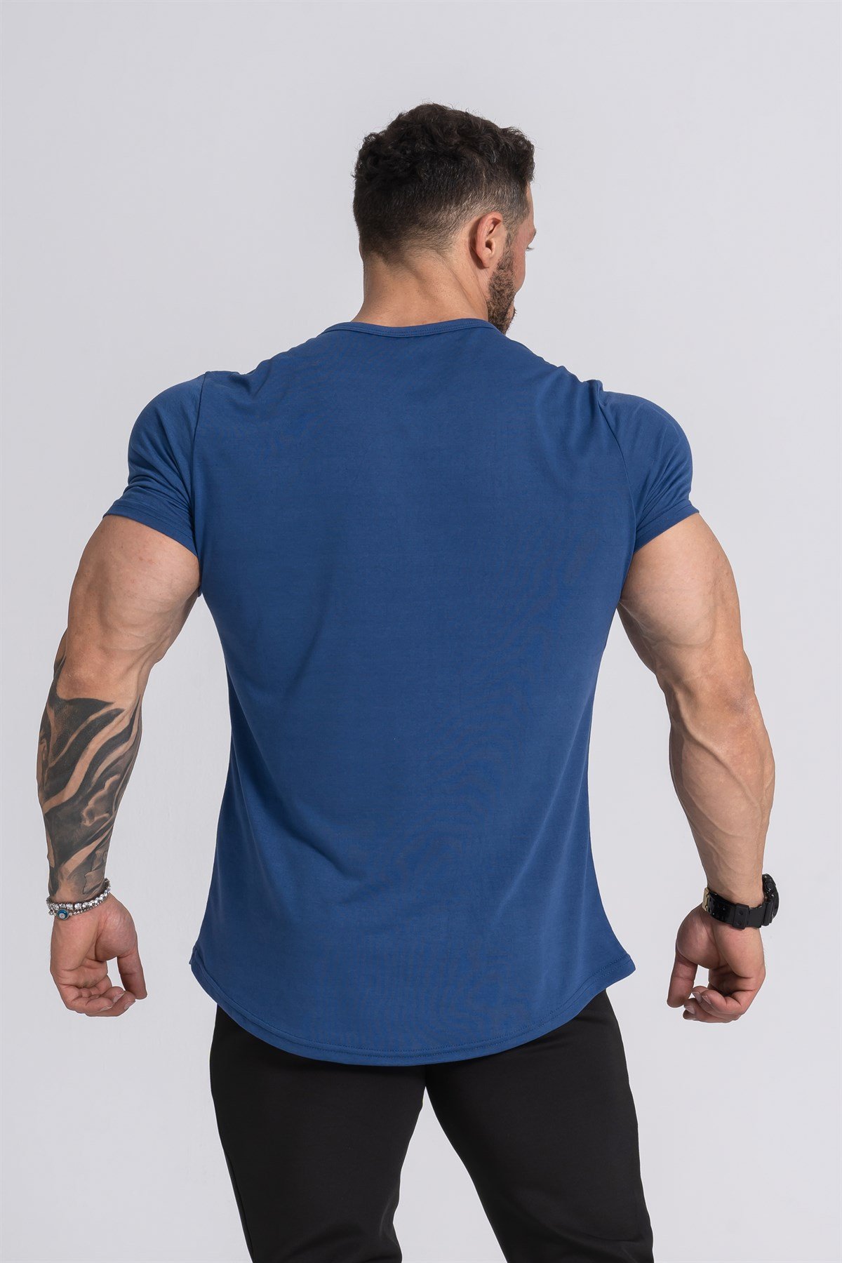 Gymwolves İndigo Man Sport T-Shirt 1209