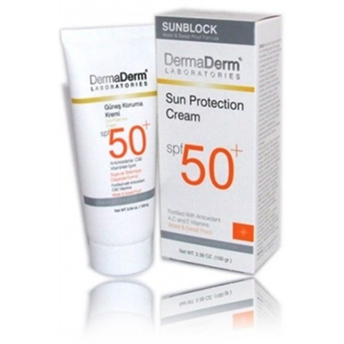 DermaDerm SPF 50 + Faktör Güneş Kremi Dermatolojik 100 ml