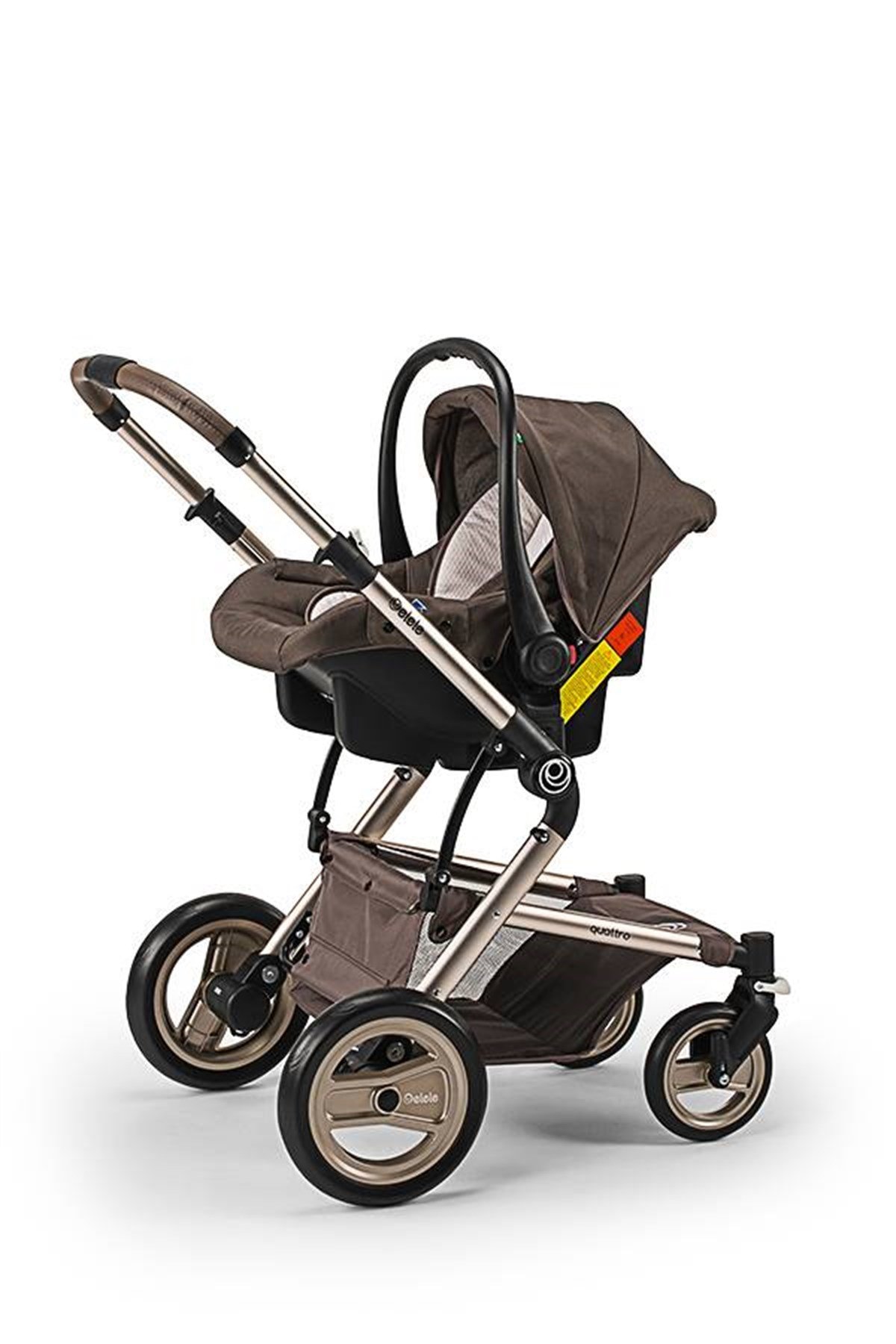 Elele Baby Quattro Travel Sistem Bebek Arabası Haki