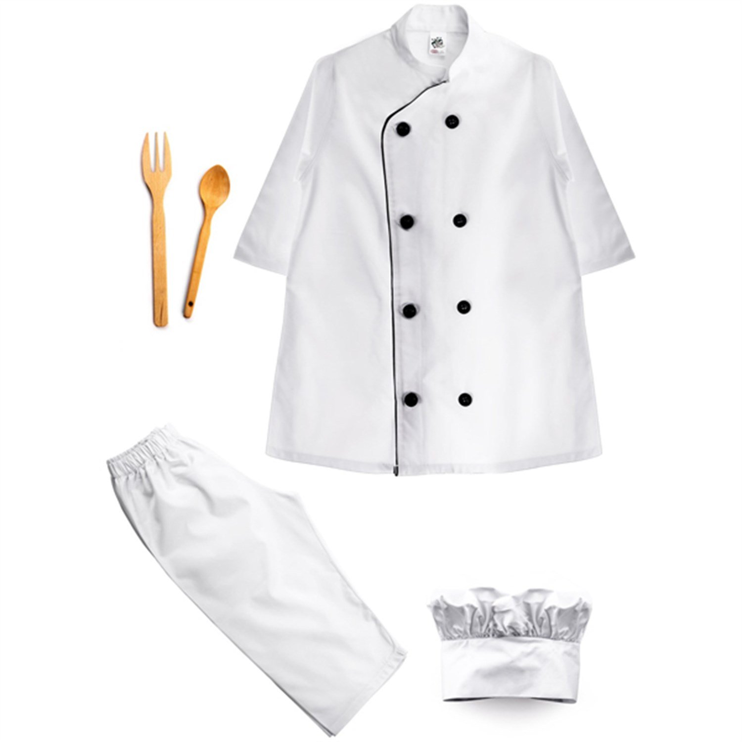 Aşçı Kostümü Şef Çocuk Meslek Kıyafeti - KostümPartim®
