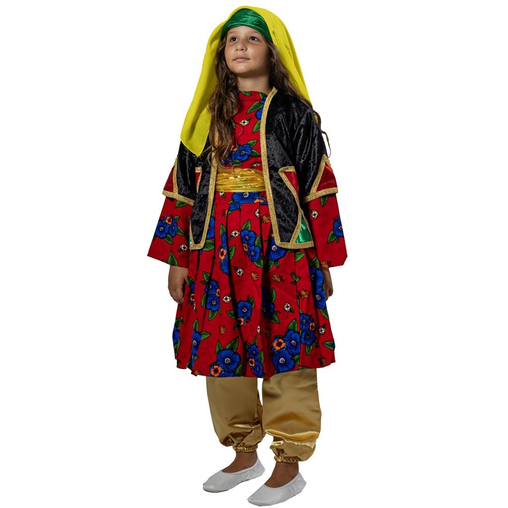 Diyarbakır Yöresel Kız Çocuk Kıyafeti - KostümPartim®