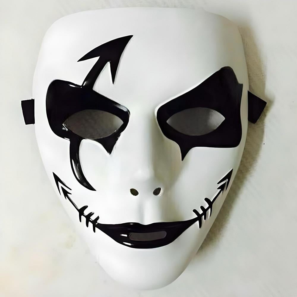 Phantom Opera Maskesi, Jabbawockeez Düz beyaz maske - KostümPartim®