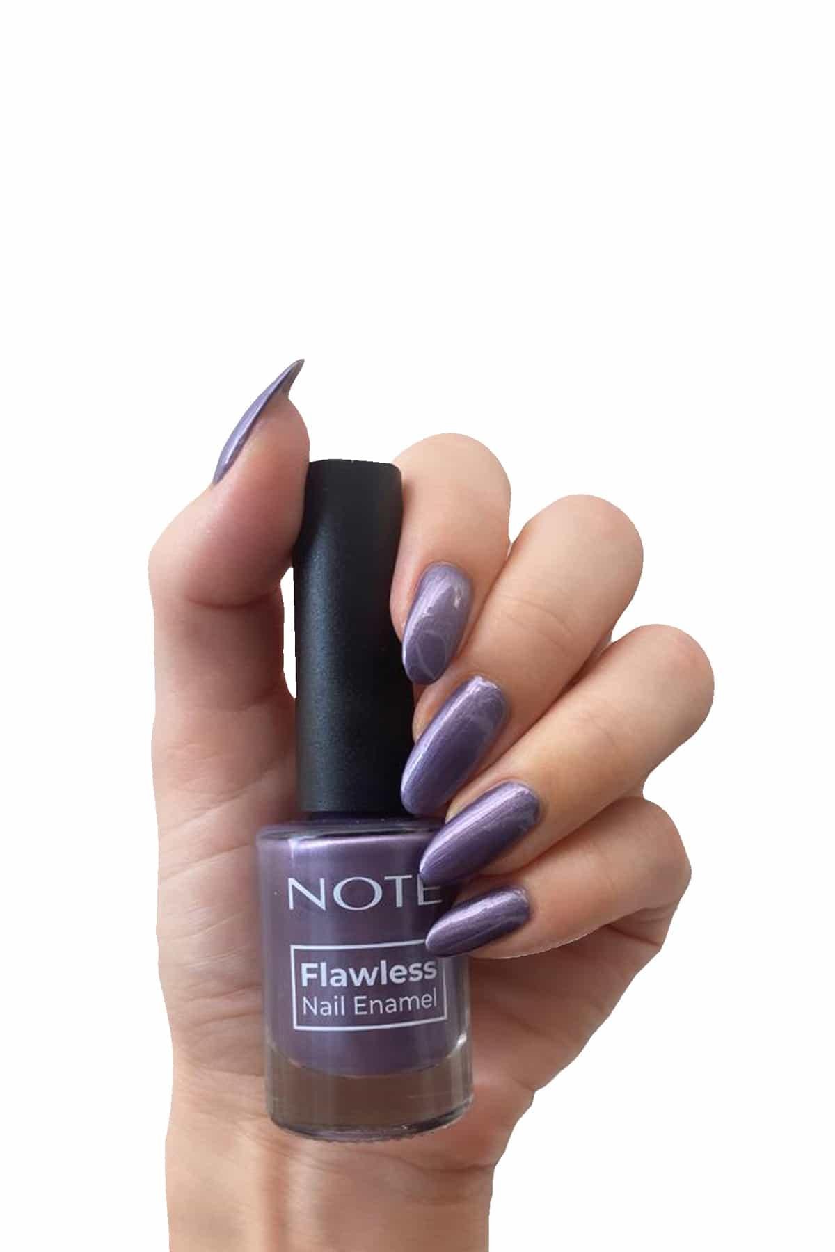 Note Nail Flawless Oje 87 Mystic Purple - Mor | Note Cosmetique