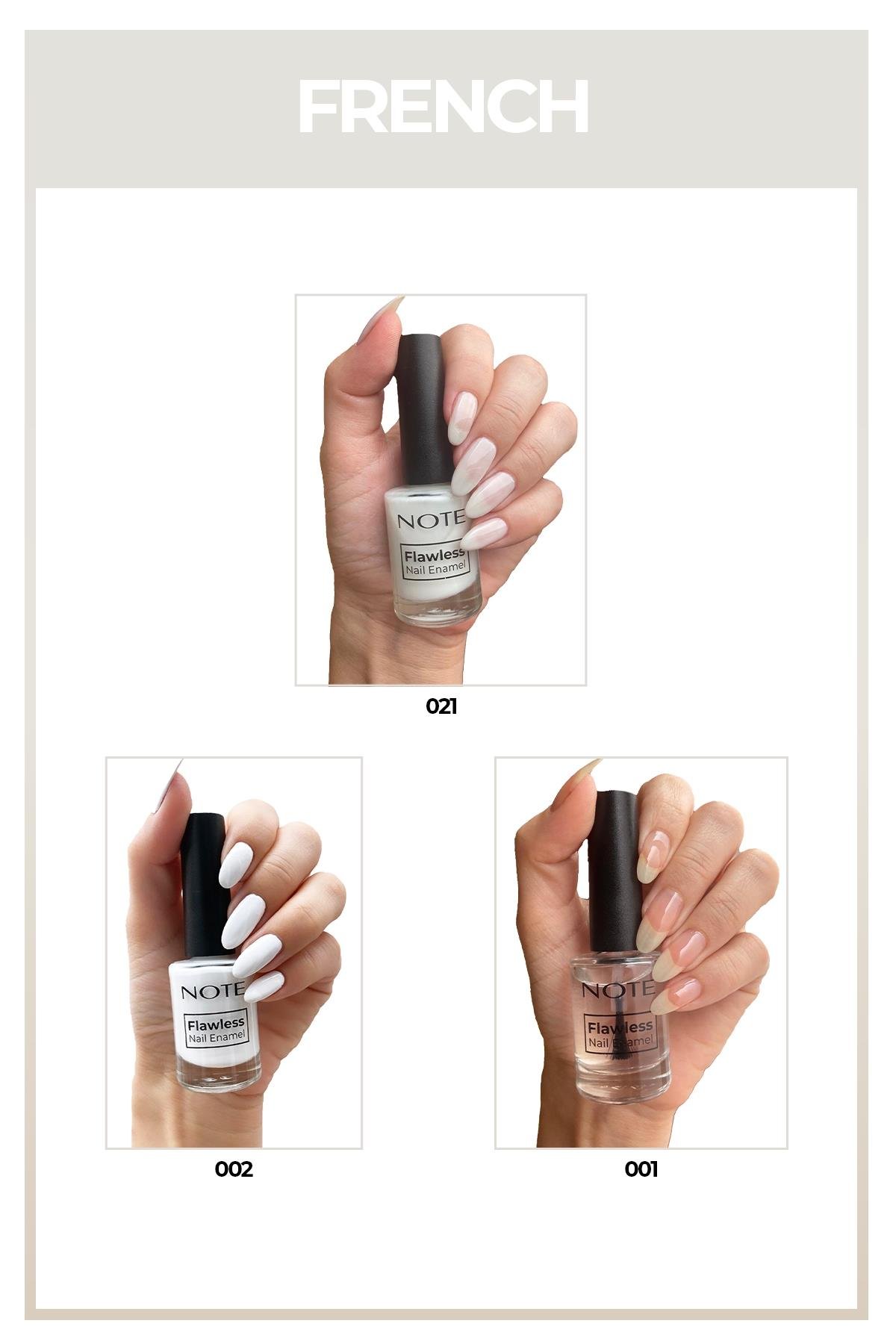 Note Nail Flawless 3'lü French Oje Seti | Note Cosmetique