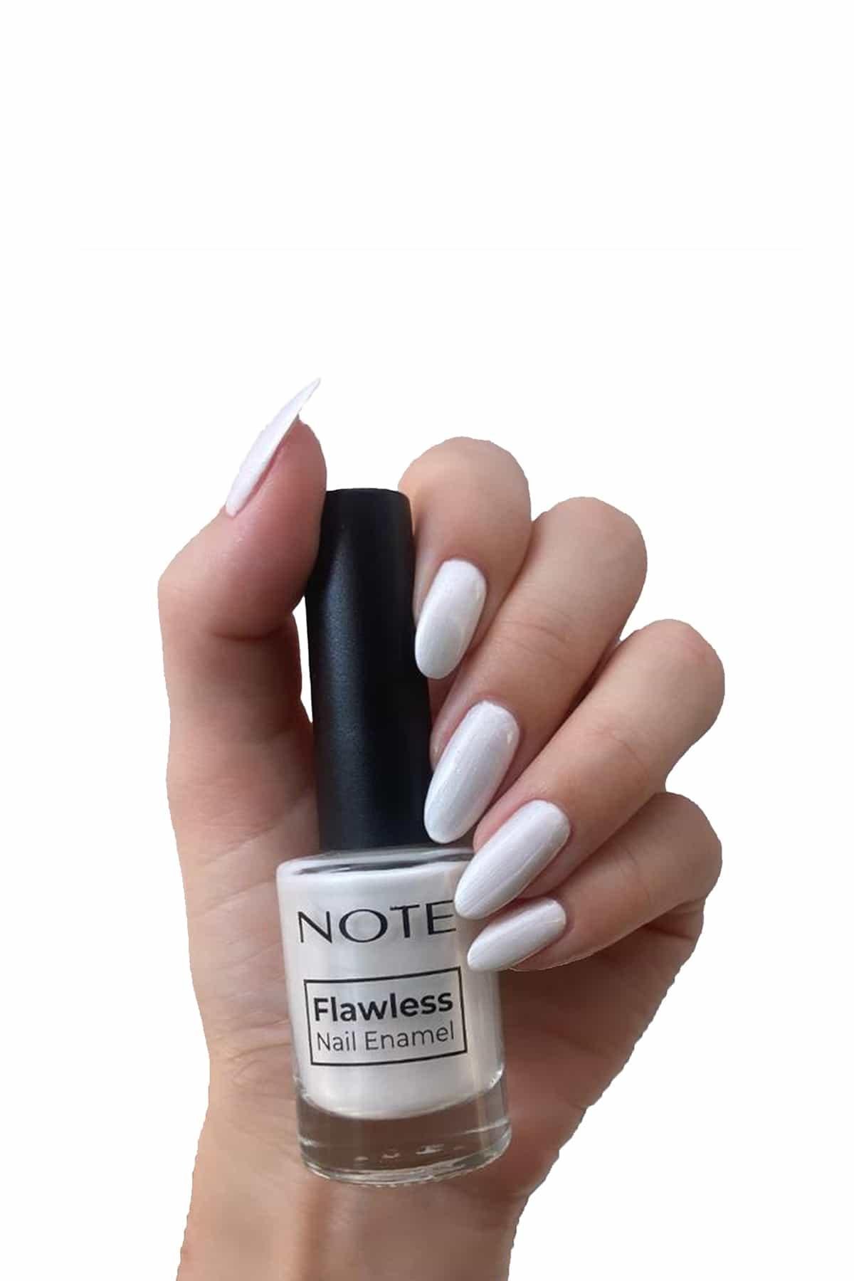 Note Nail Flawless Oje 43 Pearl - Beyaz | Note Cosmetique
