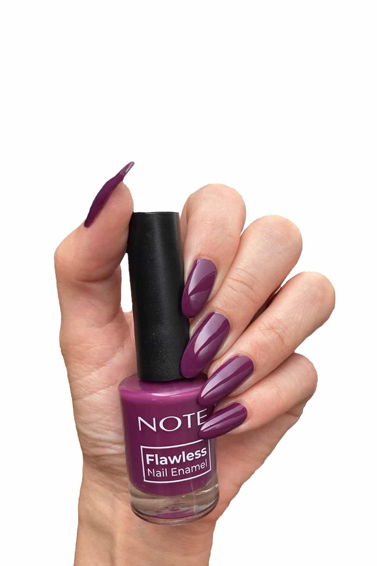 Note Nail Flawless Oje 31 Rocky Purple - Mor | Note Cosmetique