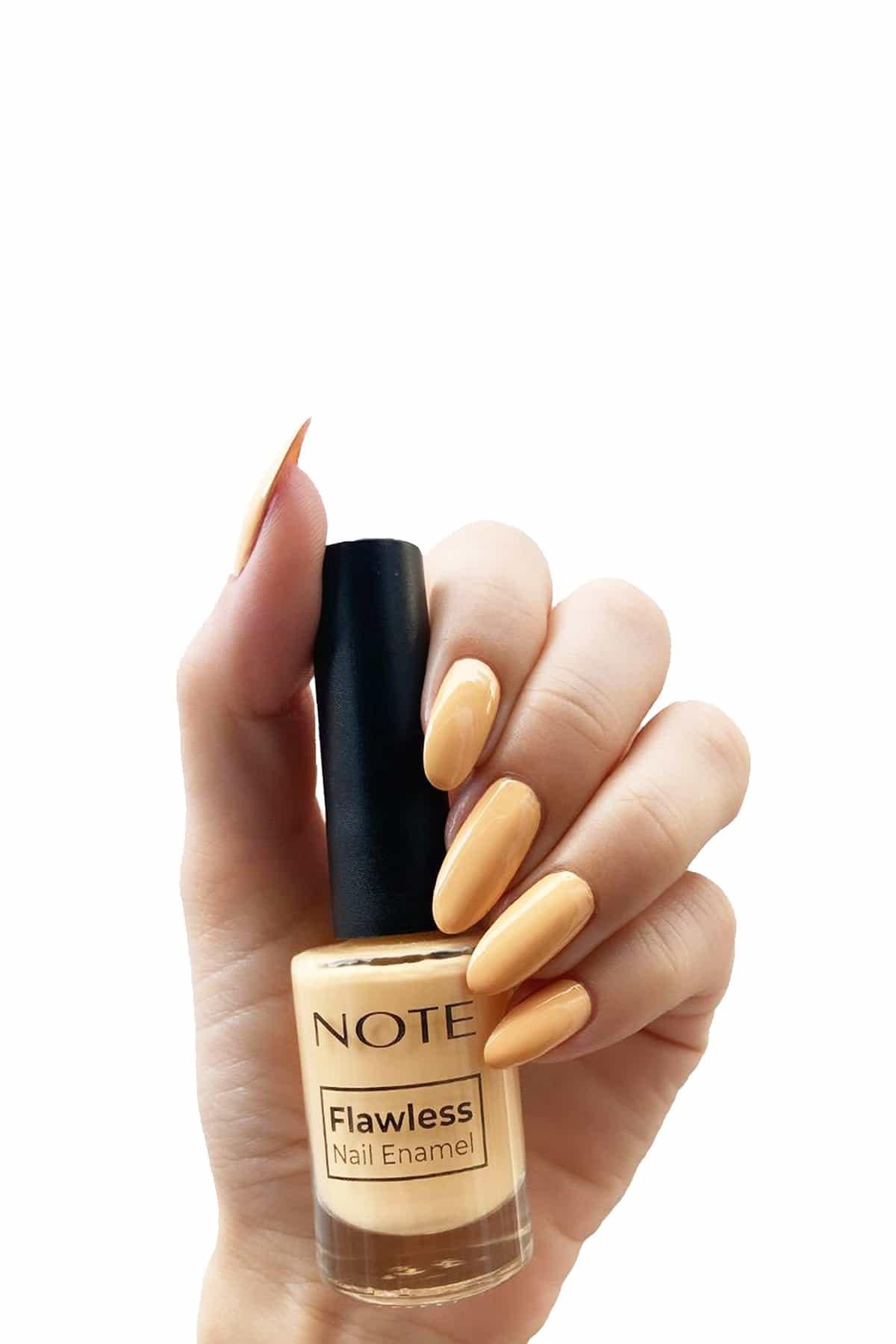 Note Nail Flawless Oje 22 Sunny Heart - Sarı | Note Cosmetique
