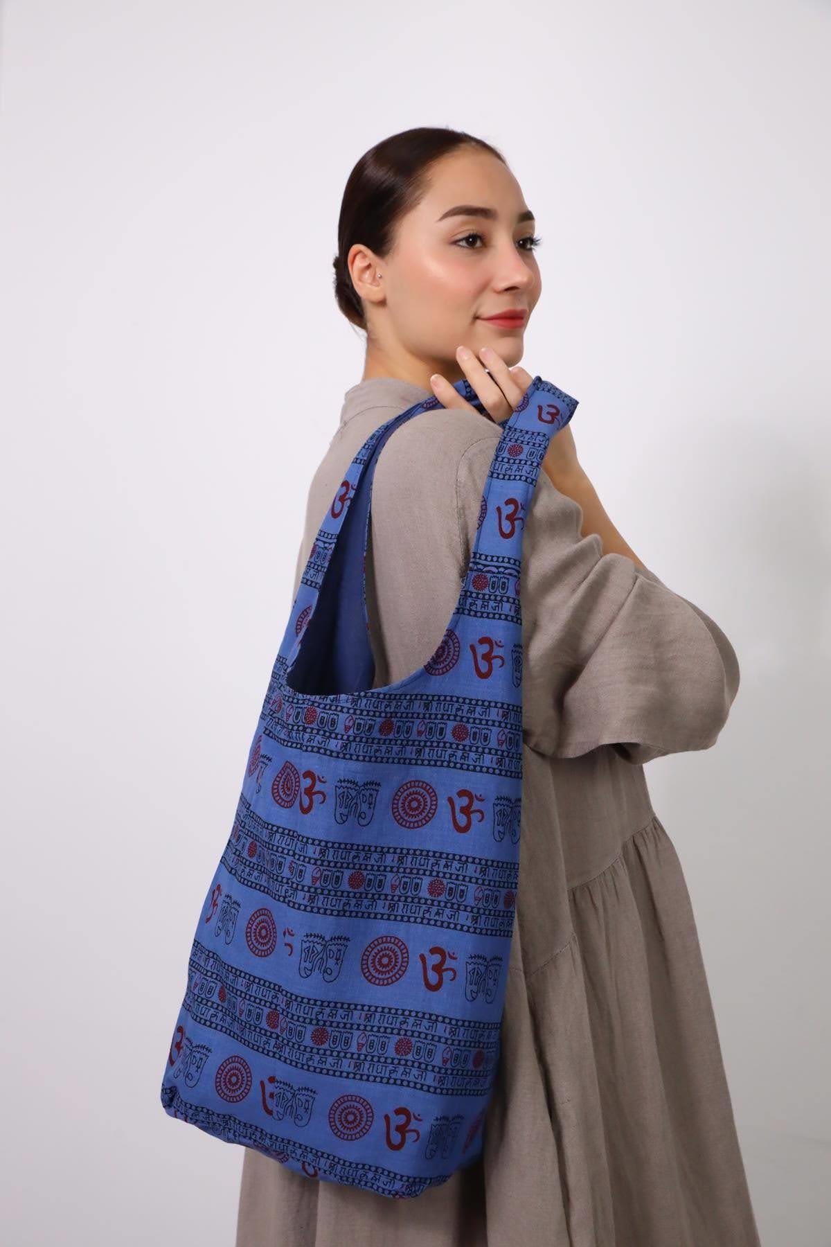 İndigo Mavi Bez Çanta - Şaman Butik - Bohem Giyim ve Aksesuar | Kadın &  Erkek
