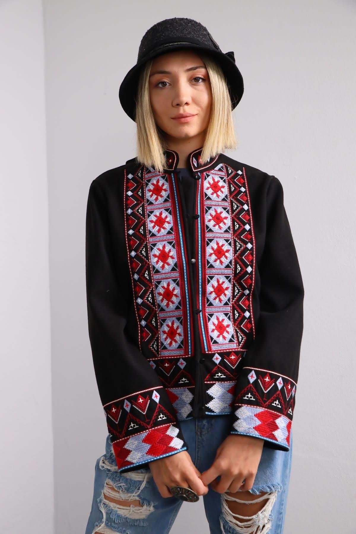 Black 2024 ethnic jacket