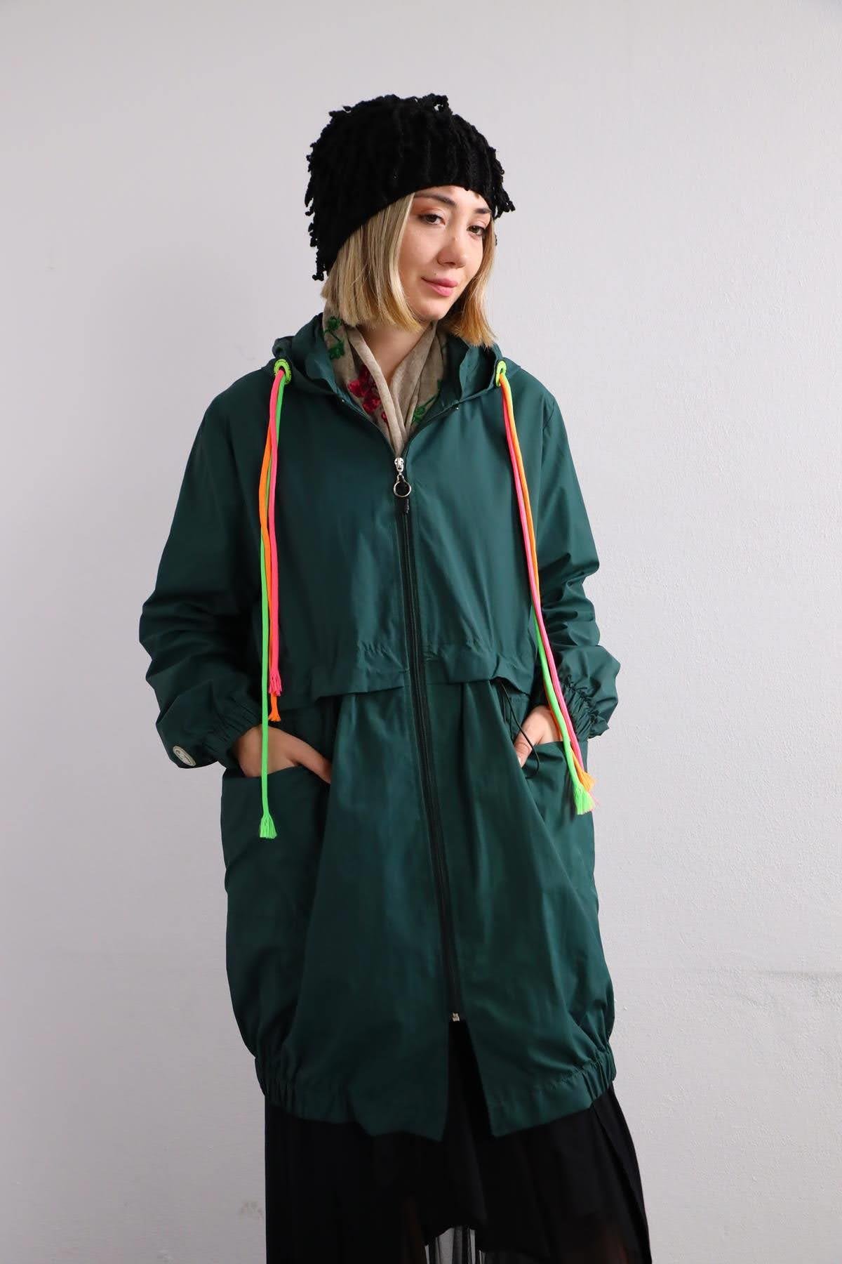 Emerald green windbreaker clearance