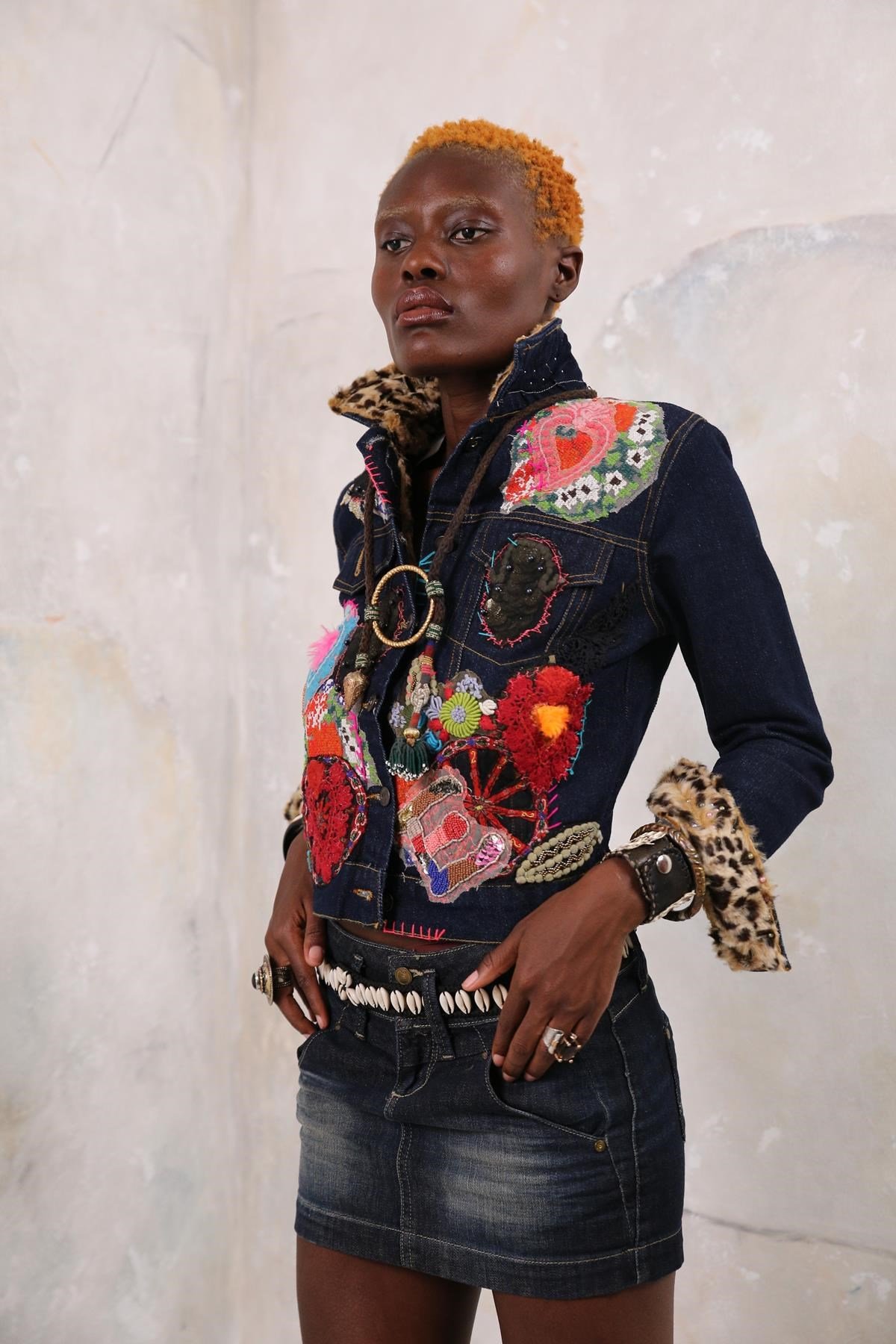 Bohemian embroidered jacket hot sale