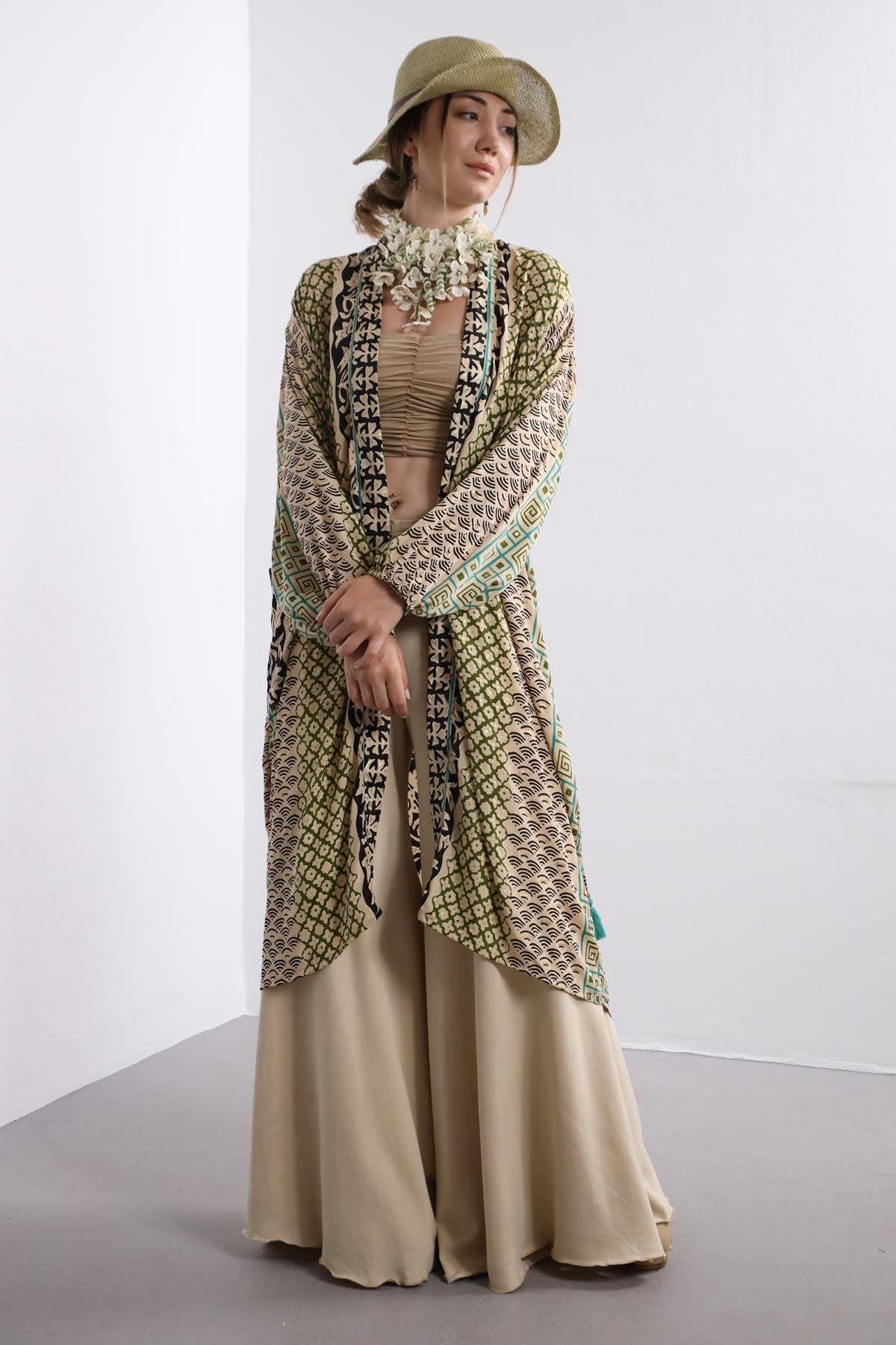 Caftan beige sale