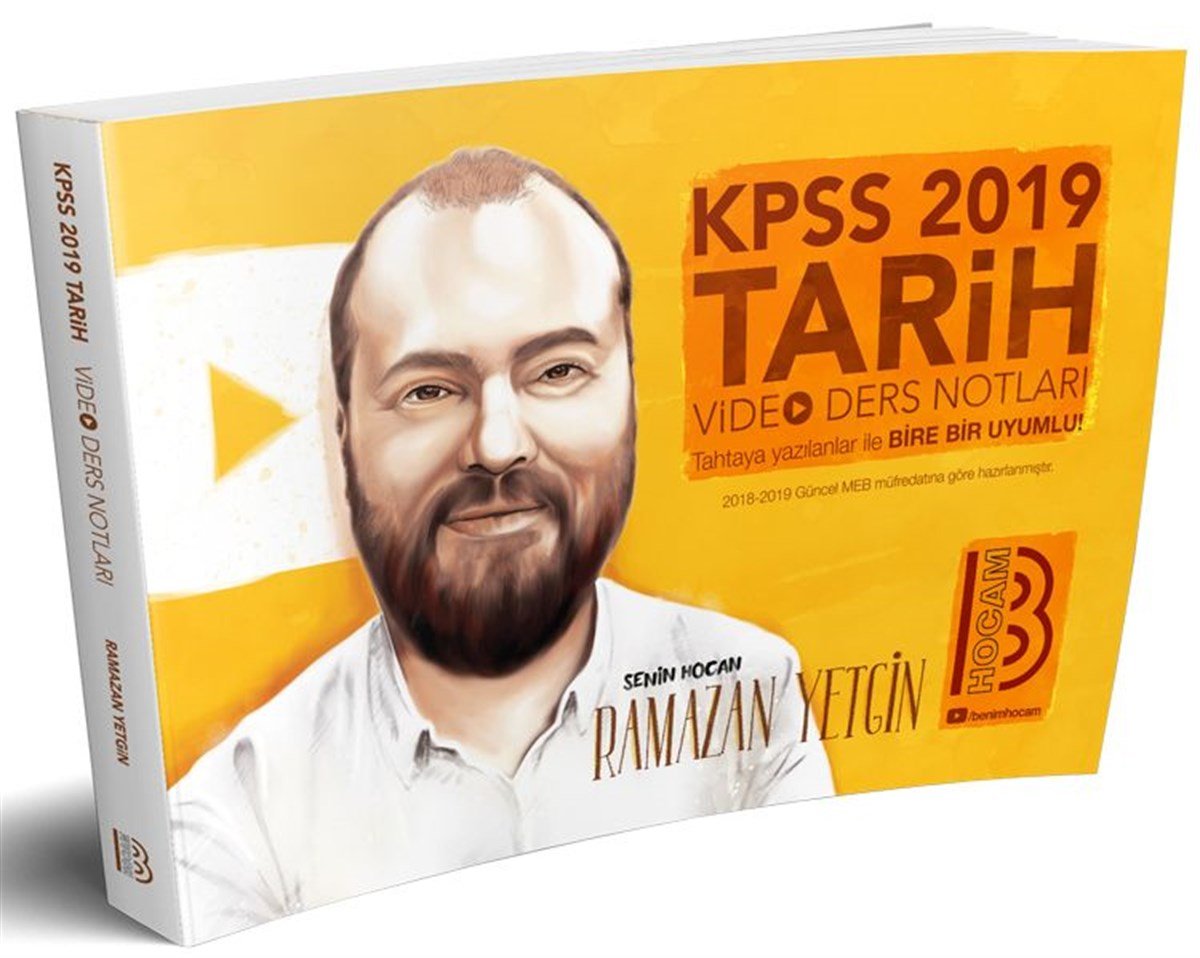 2019 KPSS Tarih Video Ders Notları Benim Hocam Yayınları