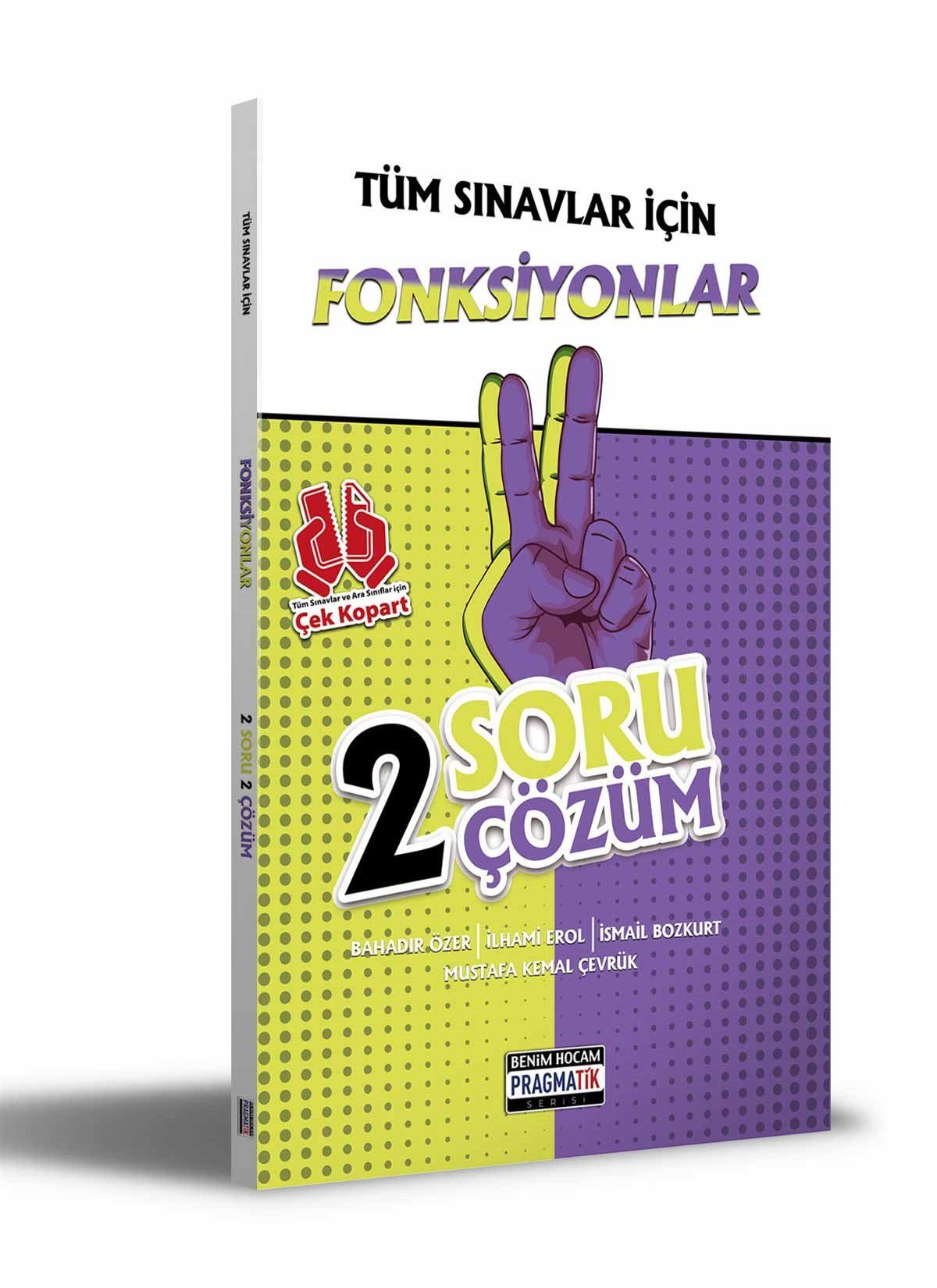 2022 Tüm Sınavlar İçin Fonksiyonlar 2 Soru 2 Çözüm Fasikülü Benim Hocam  Yayınları Pragmatik Serisi