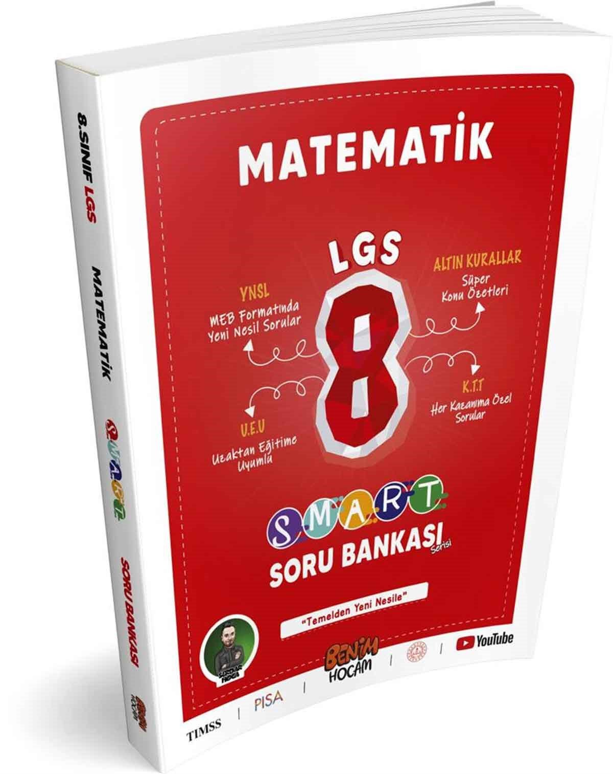 LGS 8. Sınıf Smart Serisi Matematik Soru Bankası Benim Hocam Yayınları